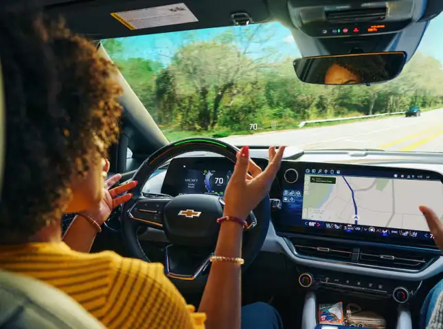 Chevrolet SUV cabin with modern wireless connectivity