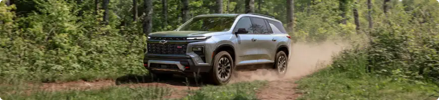 Three-row Chevrolet SUVs for growing families
