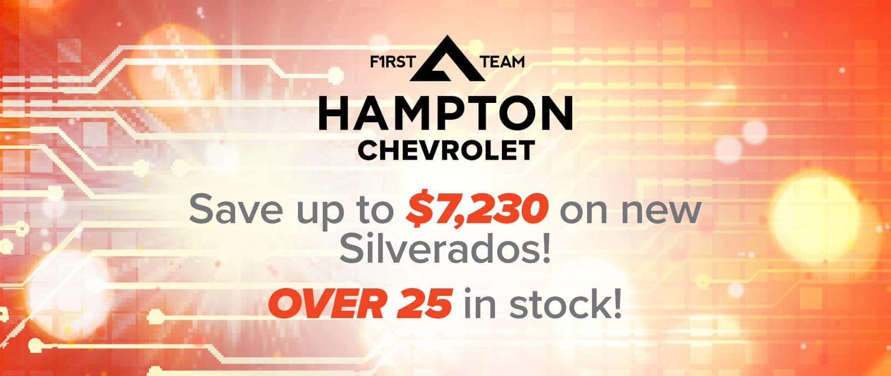 Over 25 Silverados in stock