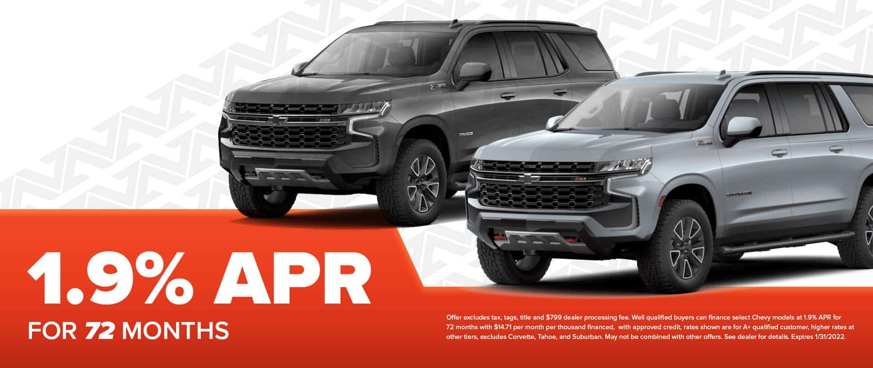 1.9% APR for 72 Months