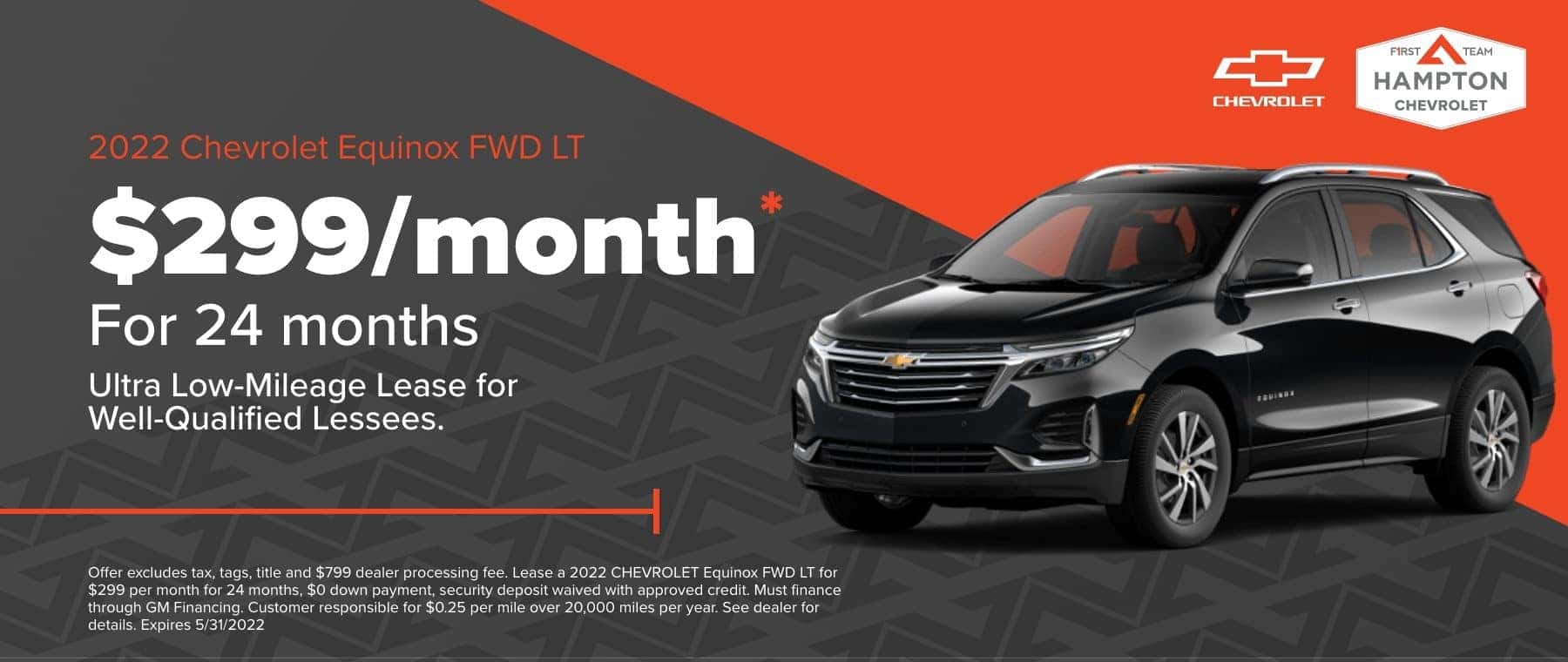 Lease for $299/month for 24 months