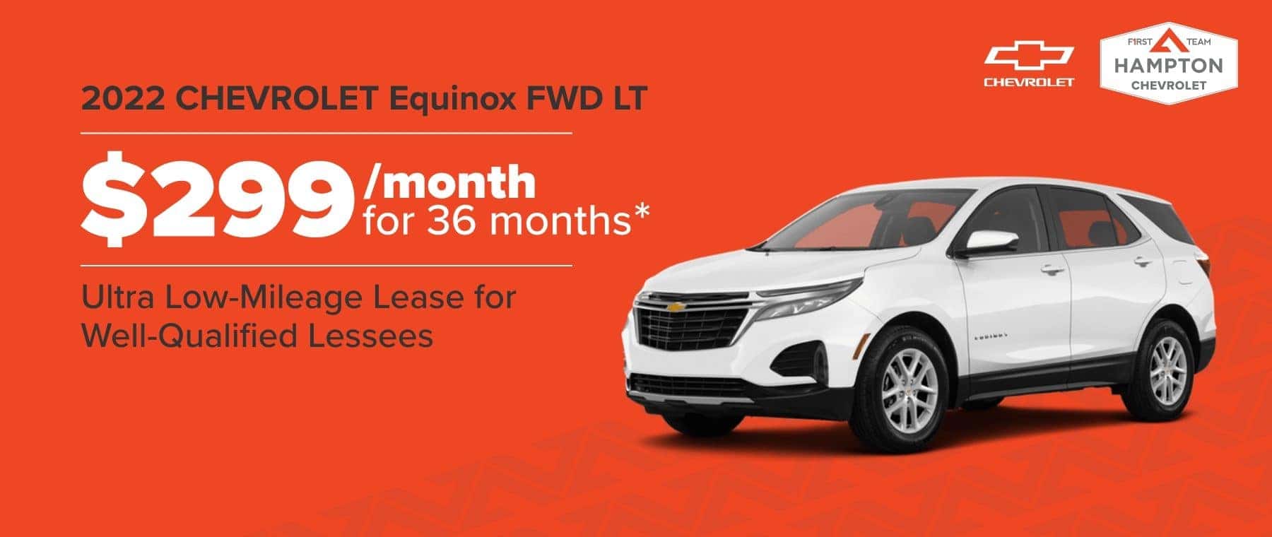 2022 Equinox for $299/month
