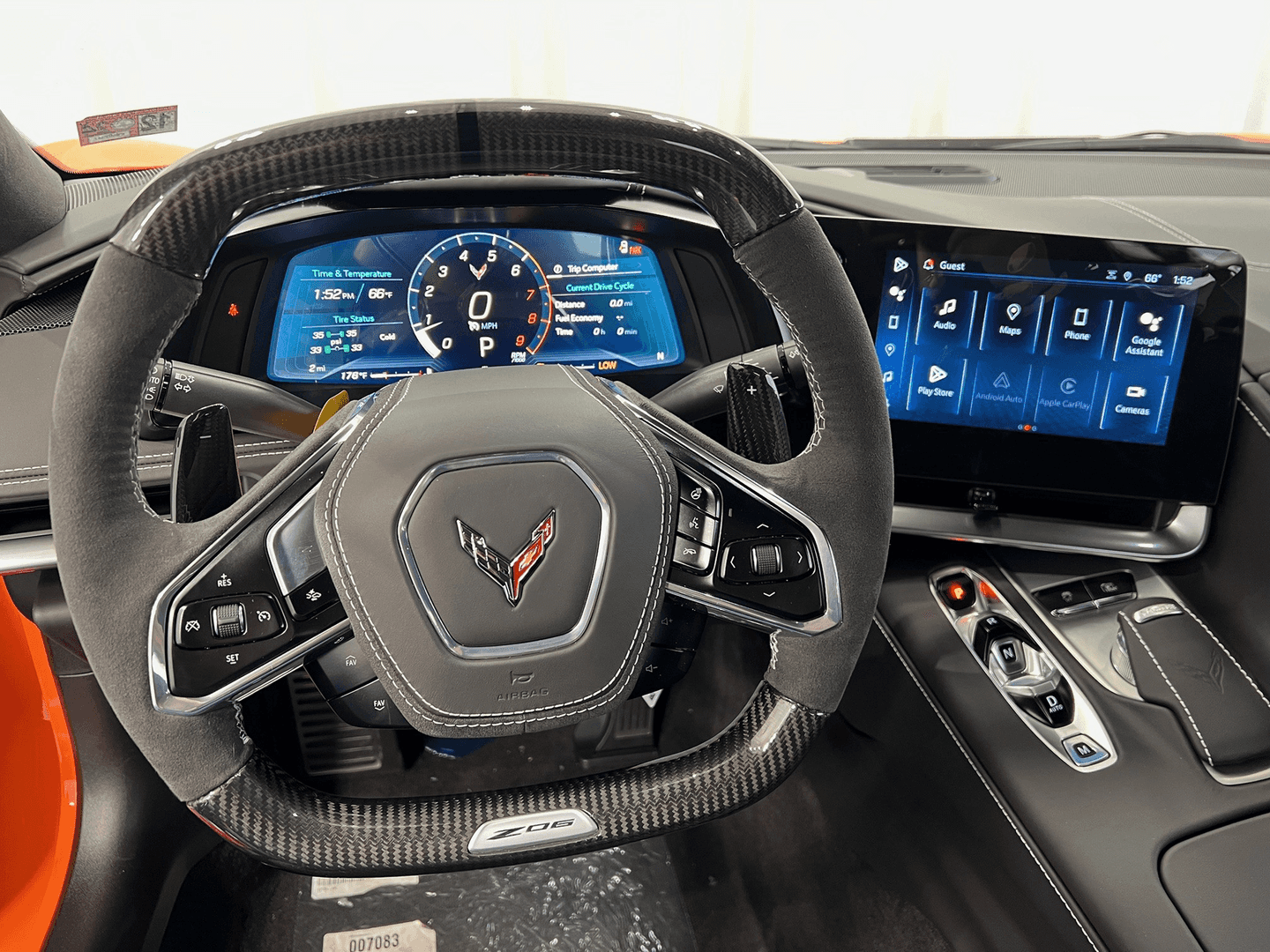 2024 Orange Chevrolet Corvette Z06 Driver Seat