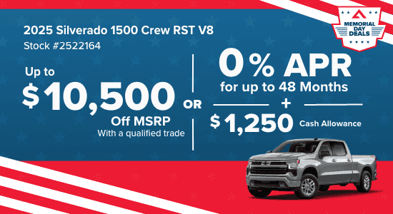 2025 Silverado 1500 Crew RST V8