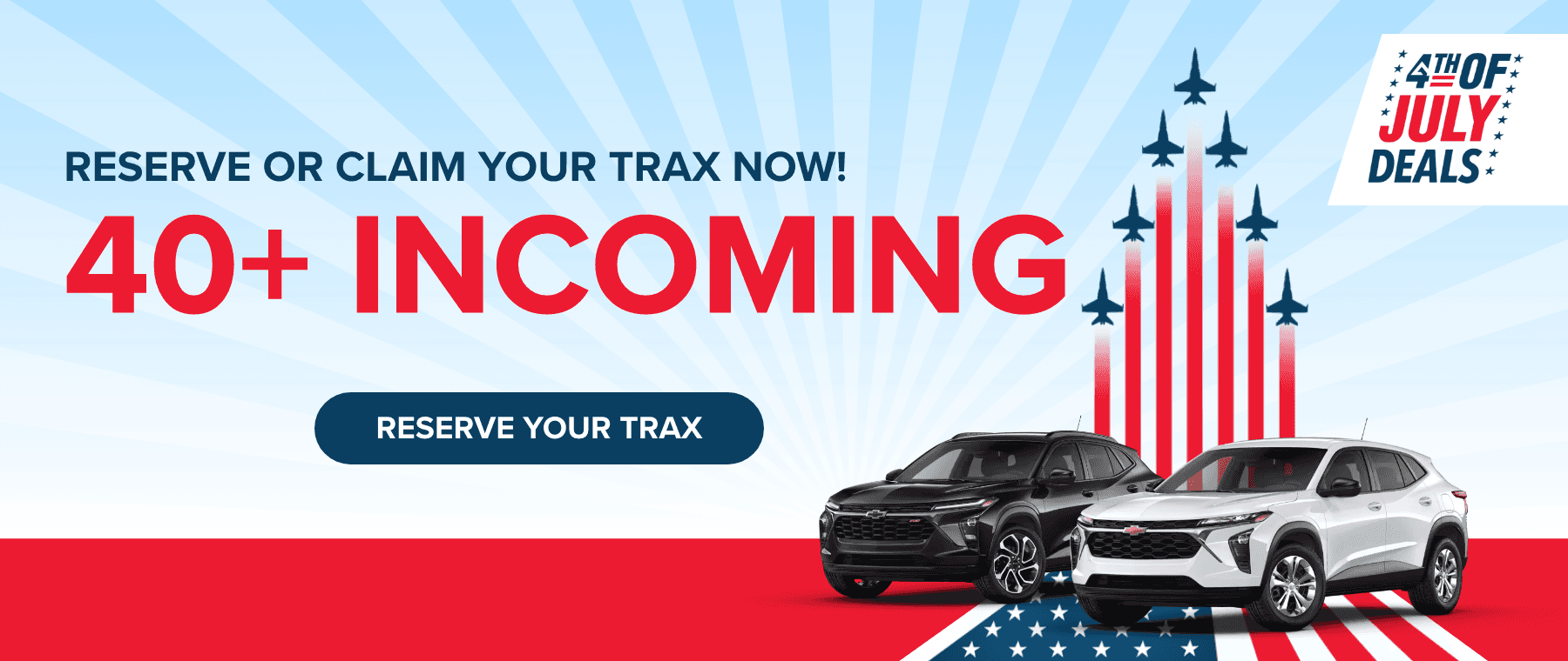 Reserve or Claim your Trax Now!