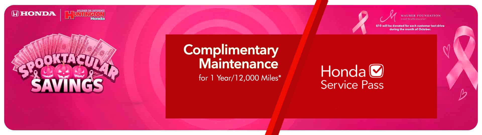 Complimentary Maintenance