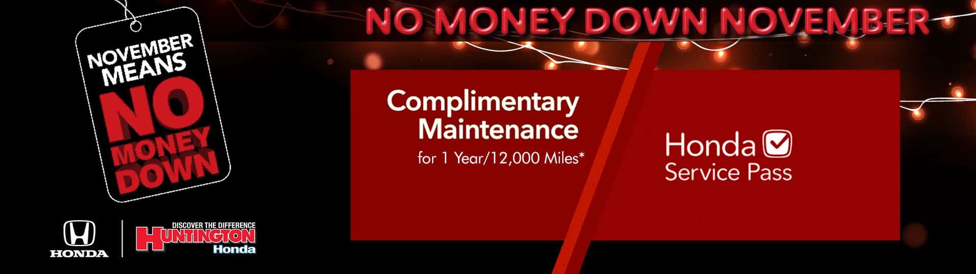 Complimentary Maintenance
