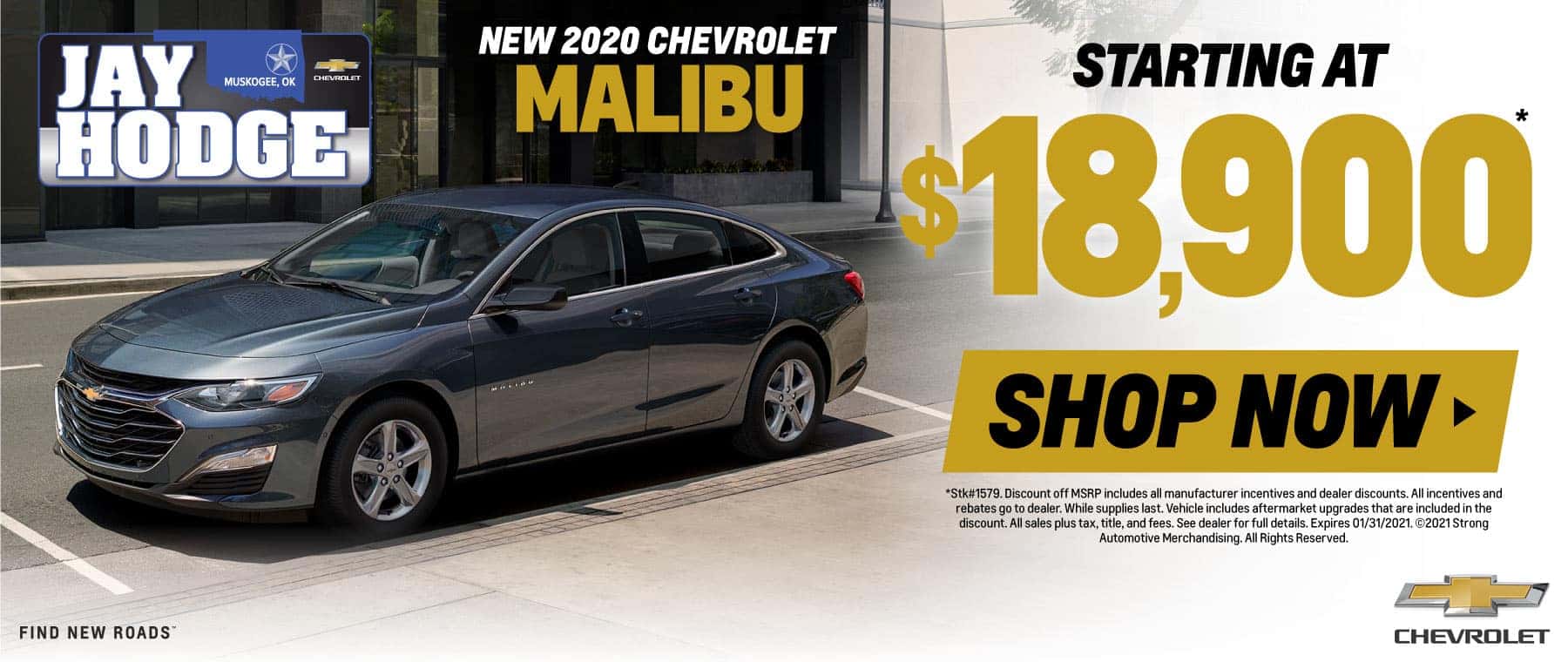 New 2020 Chevrolet Malibu - Starting at $18,900 - Shop Now