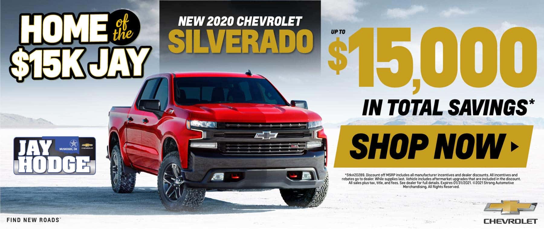 New 2020 Chevrolet Silverado - Up to $15,000 in total savings - Shop Now