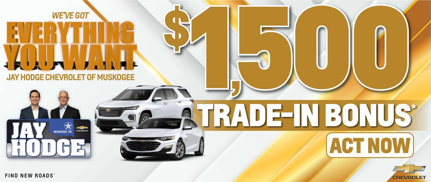 Jay Hodge Chevrolet Of Muskogee Chevrolet Dealer In Muskogee OK