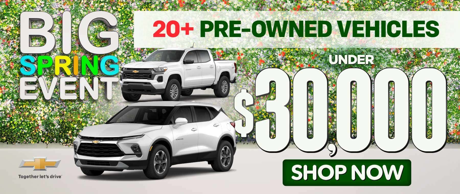20+ pre-owned vehicles under $30,000