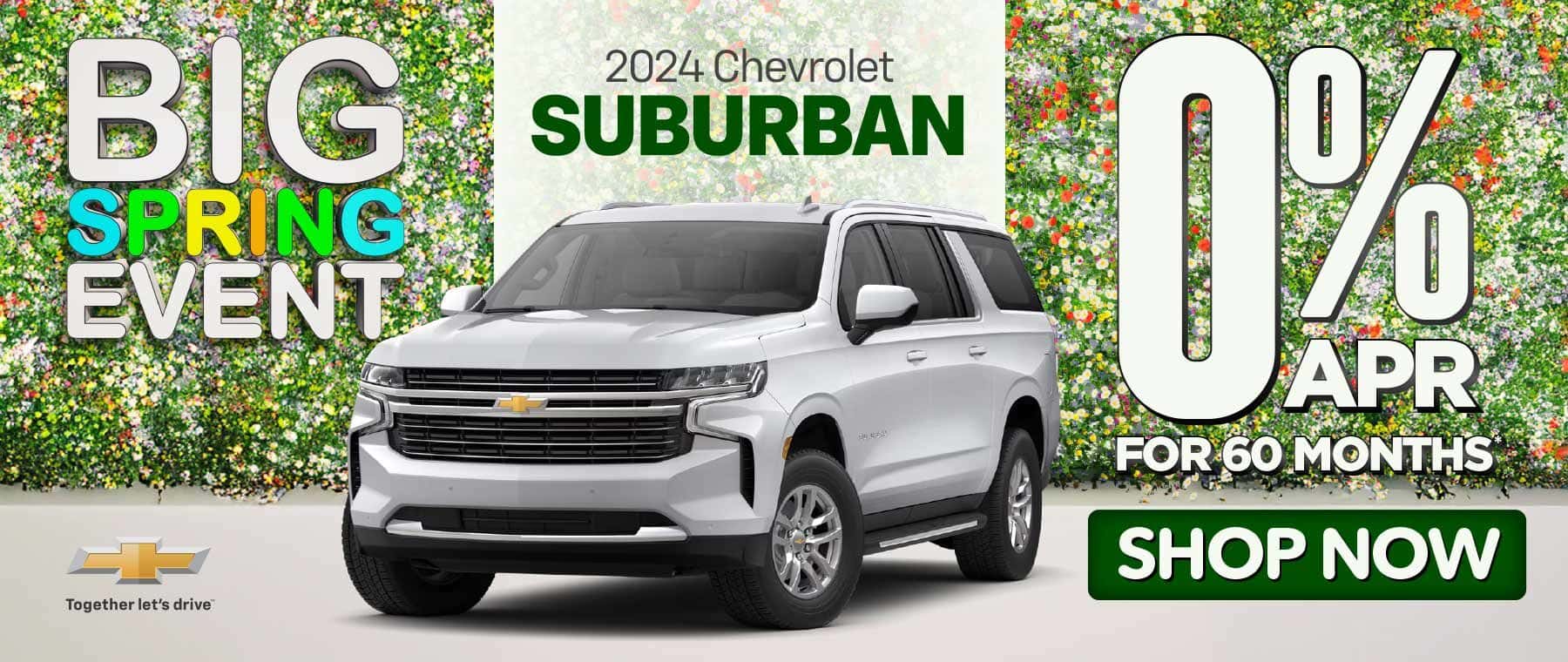 2024 Chevrolet Suburban 0% APR for 60 mo