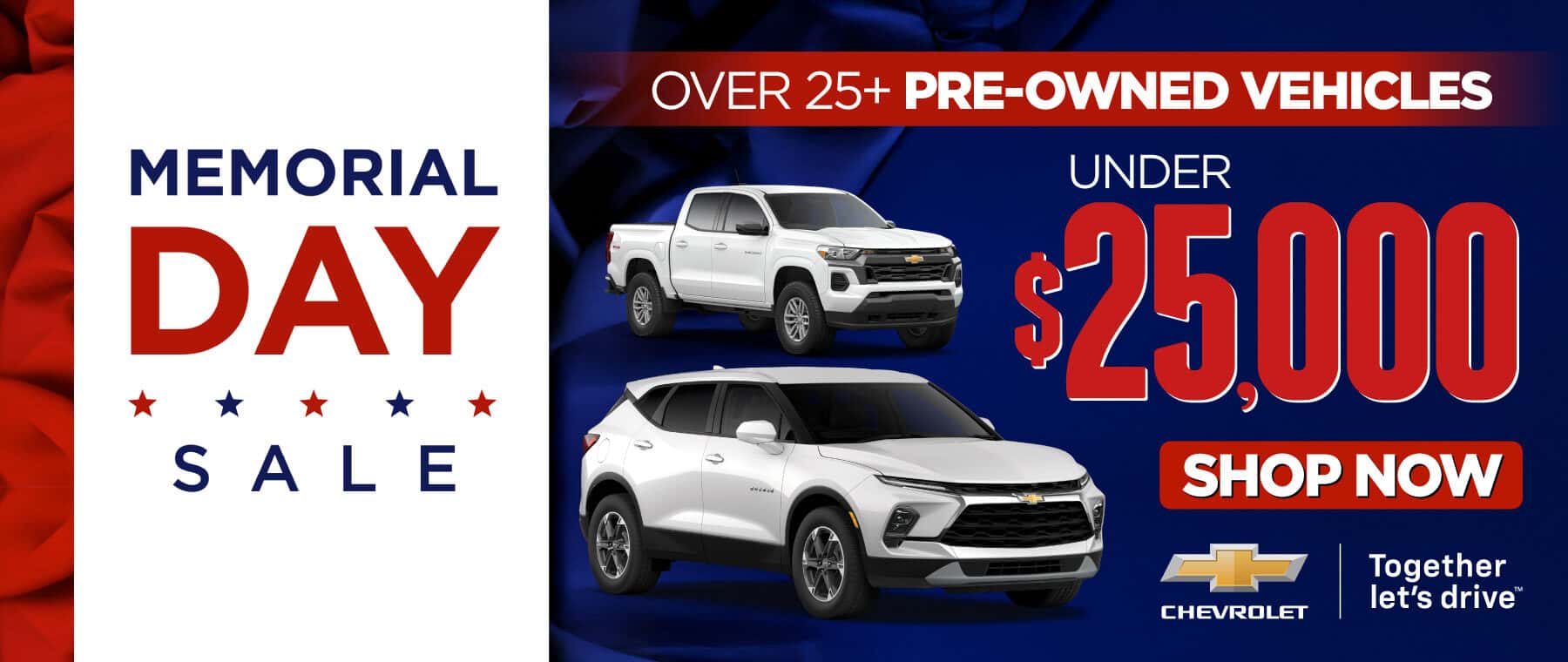 Over 25 pre-owned vehicles under $25,000