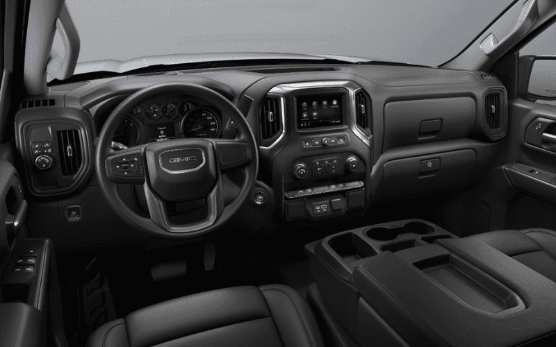 Interior comparison 2026 GMC Sierra1500 vs Ford F150