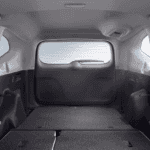 Honda CR-V cargo area with rear seats folded