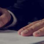 Sale Documents Signed with Pen