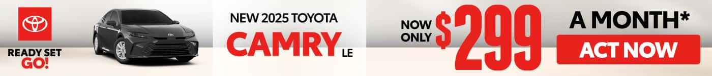 New 2025 Toyota Camry LE $299/mo.*