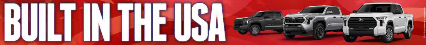 Shop Toyota Models Built in the USA