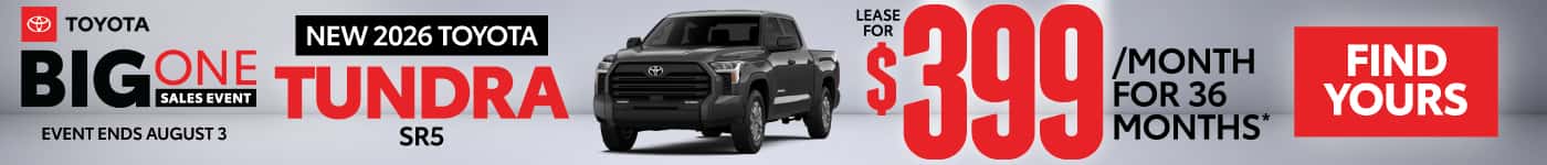 NEW 2026 TOYOTA TUNDRA SR5 