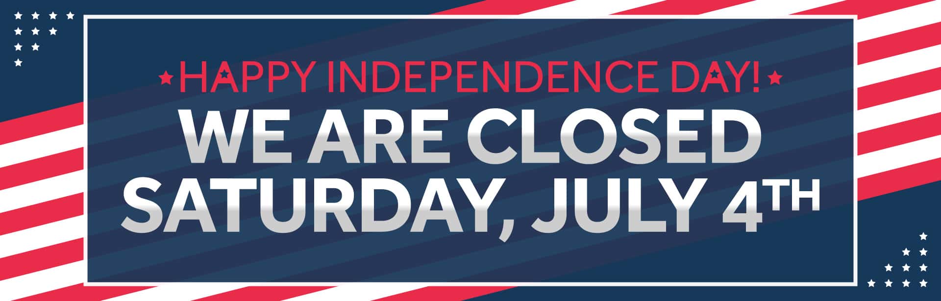 closed July 4