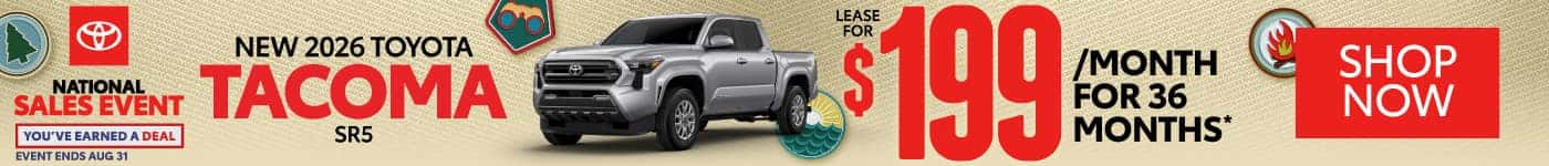 NEW 2026 TOYOTA TACOMA SR5 