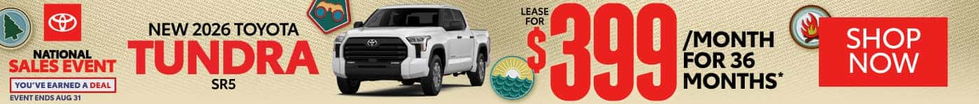 NEW 2026 TOYOTA TUNDRA SR5 