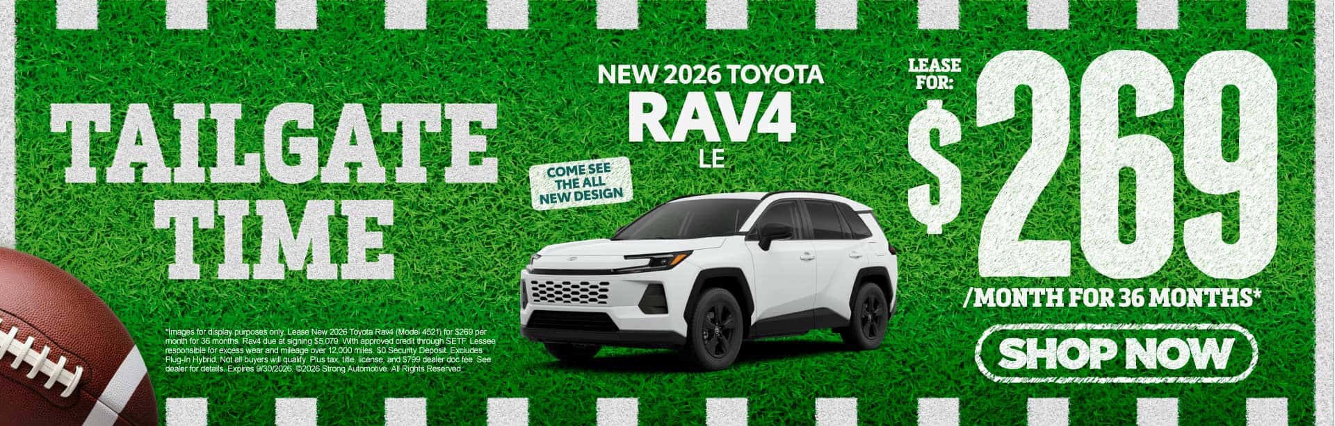 NEW 2026 TOYOTA RAV4 LECOME SEE THE ALL NEW DESIGN $269/mo for 36 months*
