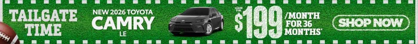 NEW 2026 TOYOTA CAMRY LE $199/mo for 36 months*