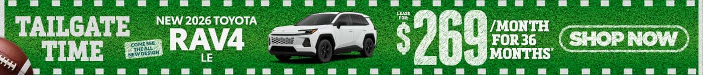 NEW 2026 TOYOTA RAV4 LECOME SEE THE ALL NEW DESIGN $269/mo for 36 months*
