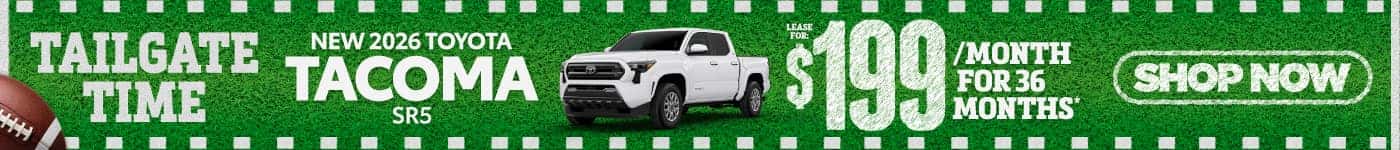 NEW 2026 TOYOTA TACOMA SR5 $199/mo for 36 months*
