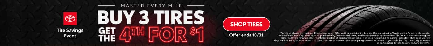 Buy 3 tires get the 4th for $1 - Shop Tires