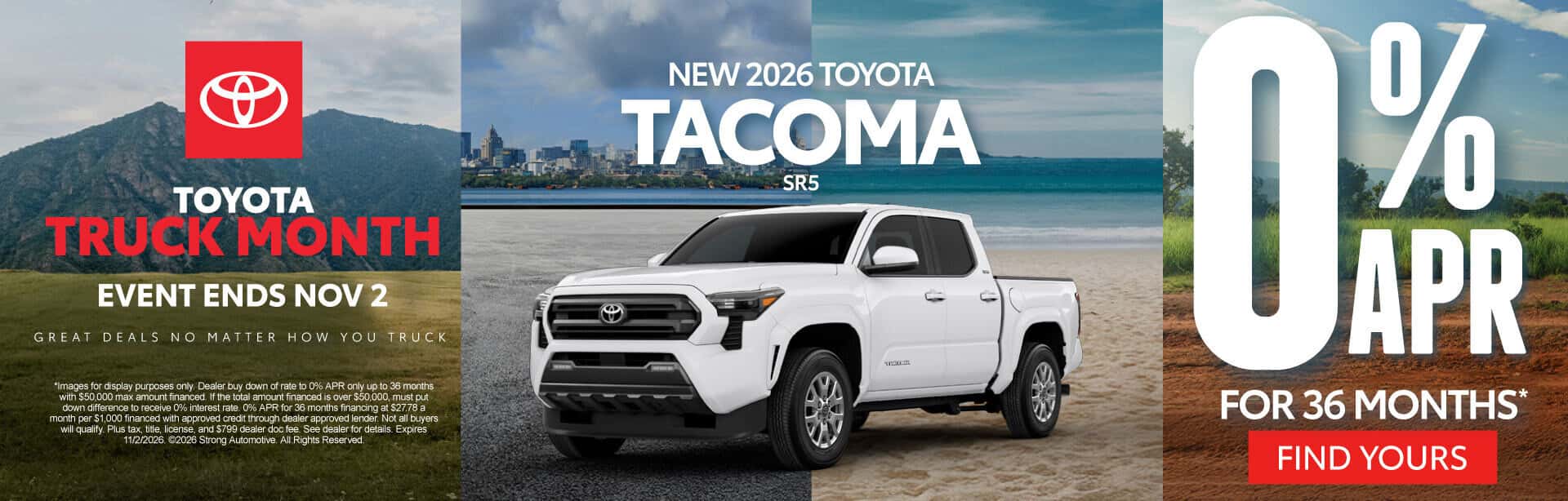 NEW 2026 TOYOTA TACOMA SR5