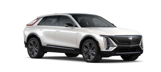 Cadillac Lyriq in Crystal White Tricoat