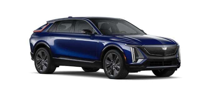 Cadillac Lyriq in Opulent Blue Metallic