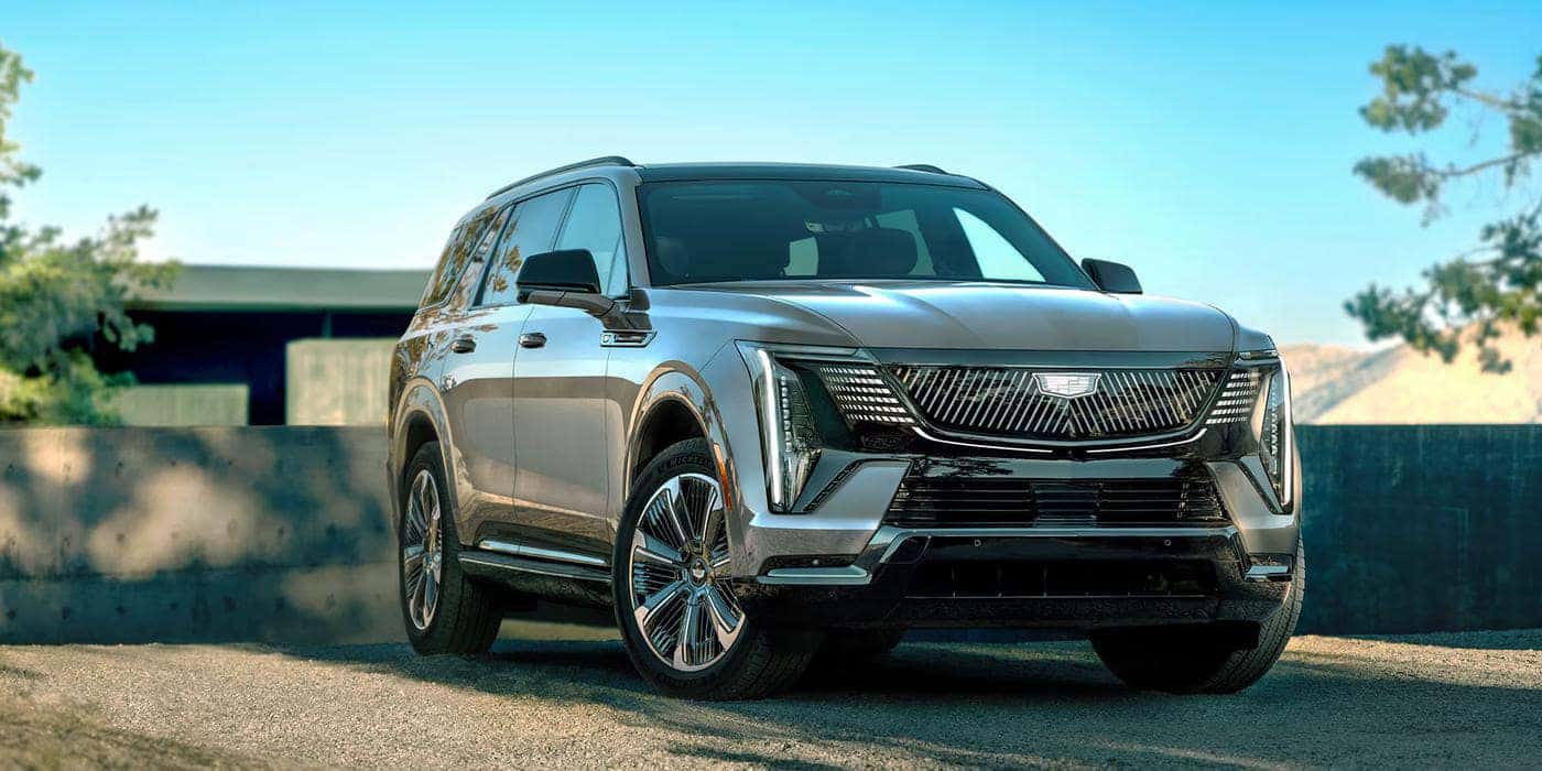 2026 Cadillac Escalade IQL on the road
