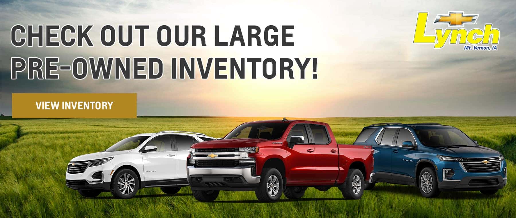 Check out our large pre-owned inventory