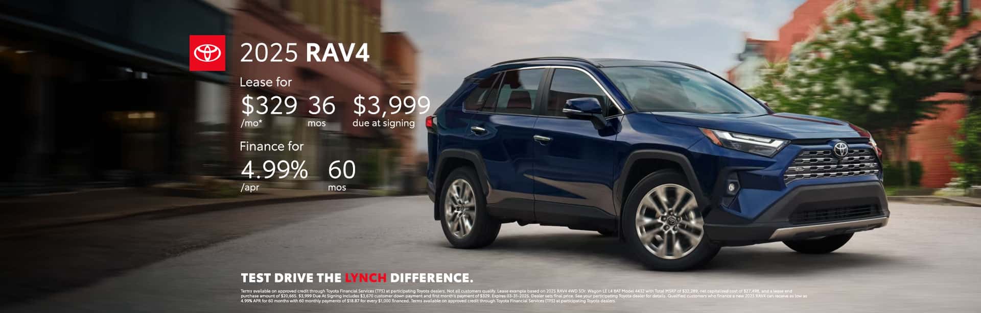 New 2025 Rav4 Offer
