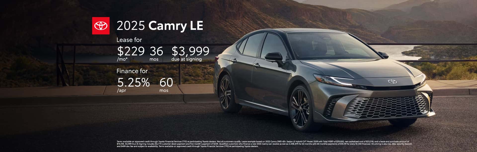New 2025 Camry Offer