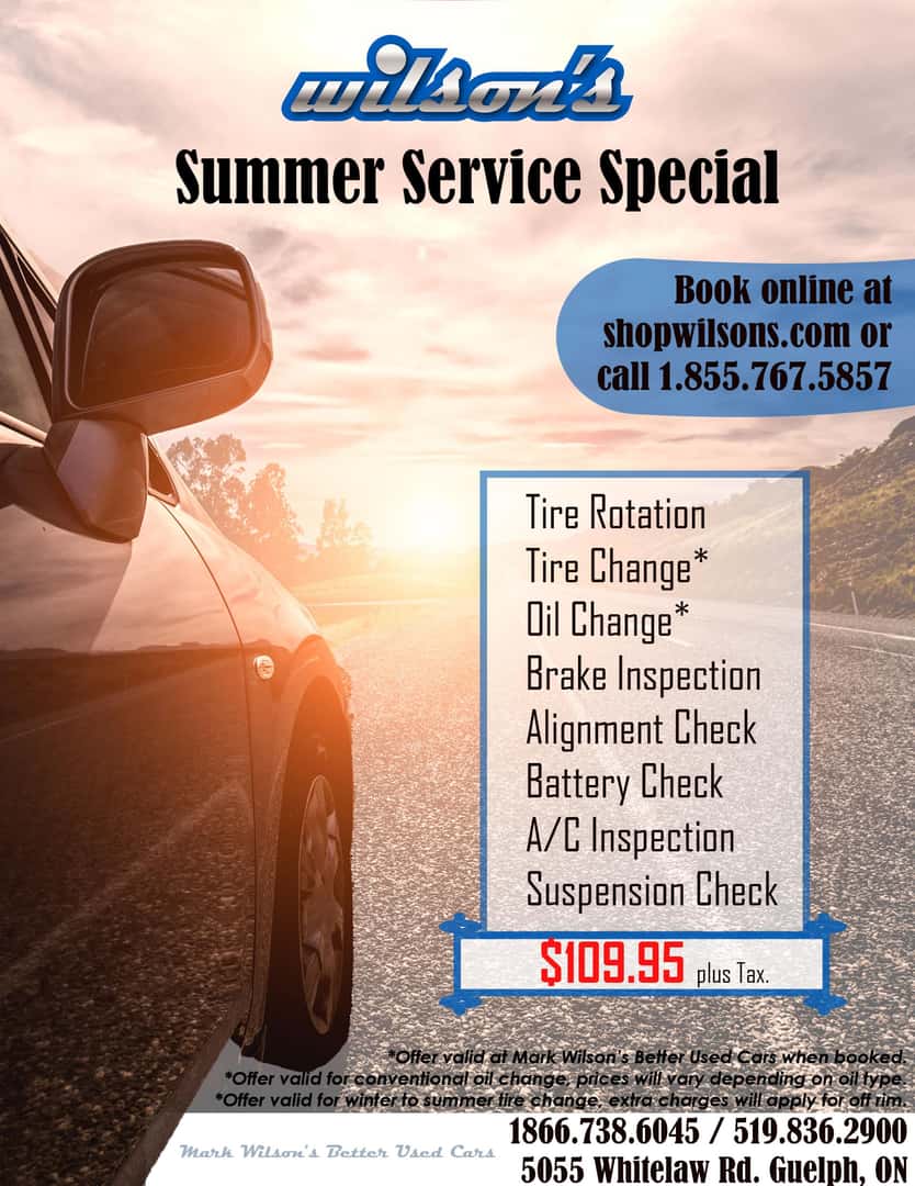 Auto Service Specials Toronto Mark Wilson's Better Used Cars