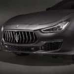 Shot of a new Maserati Ghibli grille