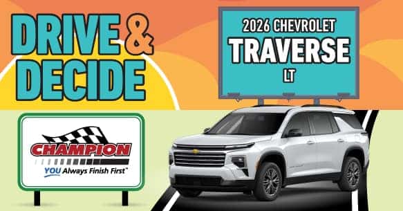2026 Chevrolet Traverse LT Lease Offer