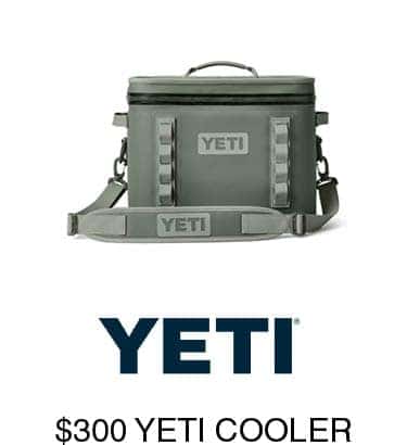 $300 Yeti Cooler