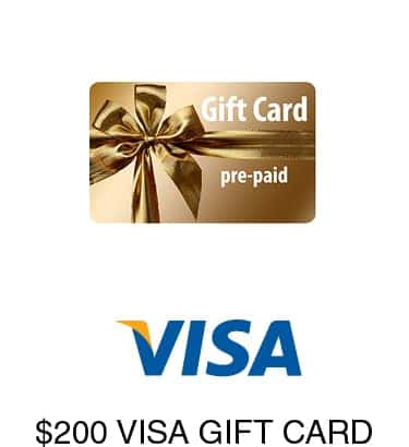 $200 Visa Gift Card