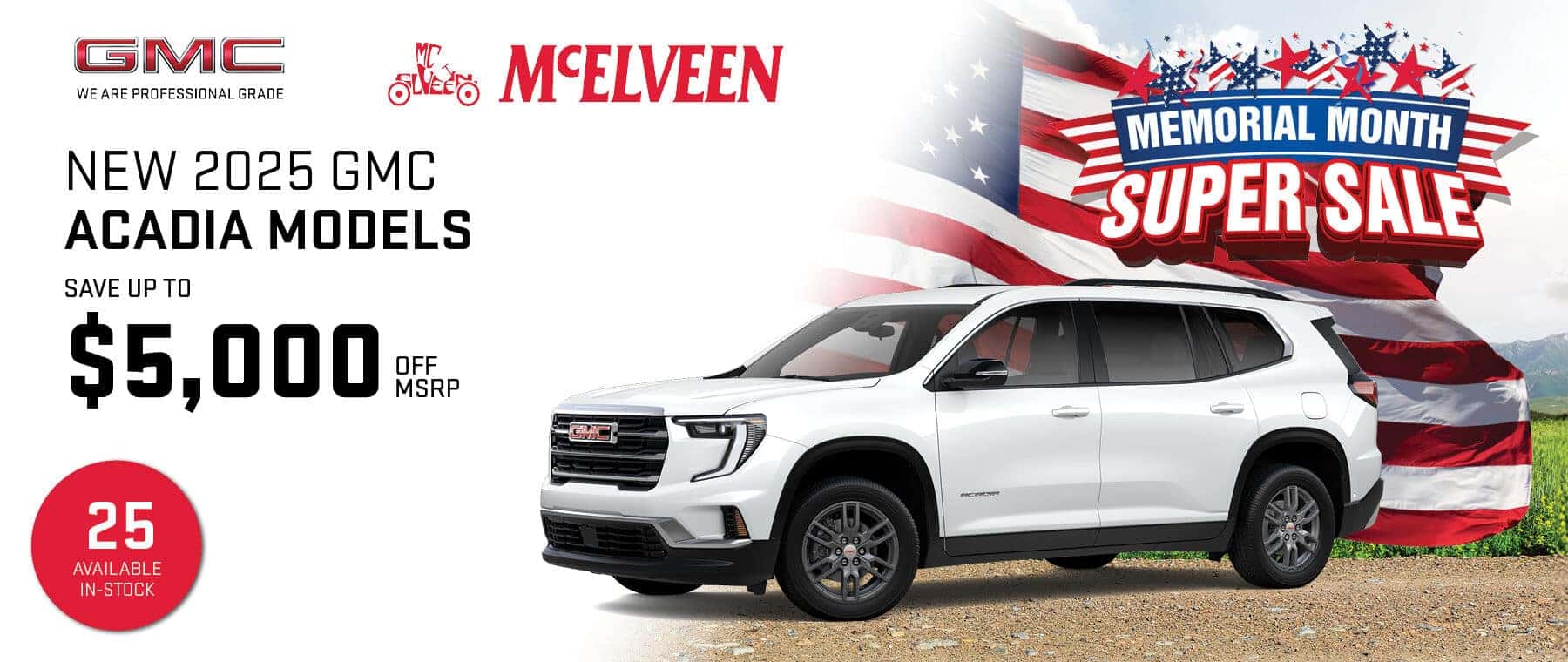 NEW 2025 GMC ACADIA MODELS