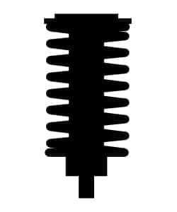 A graphic of a suspension part