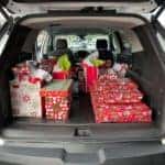 secret santa packages all packed up and ready to go!