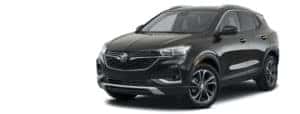 A black 2021 Buick Encore GX Select is angled left.