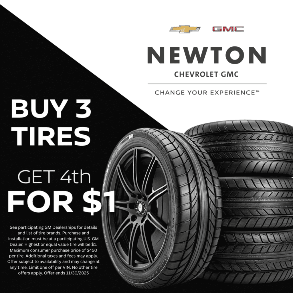 Buy 3 tires, get the 4th for $1