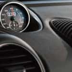 Porsche Sport Chrono dial in dash of car