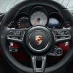 Porsche steering wheel inside 911 Carrera
